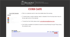 Desktop Screenshot of curbcafe.com